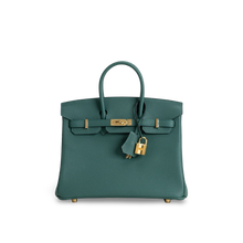 BIRKIN 25 TOGO LEATHER MALACHITE WITH GOLD HARDWARE (GHW)