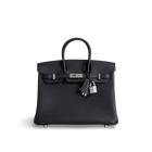 BIRKIN 25 TOGO LEATHER NOIR (BLACK) WITH PALLADIUM HARDWARE (PHW)