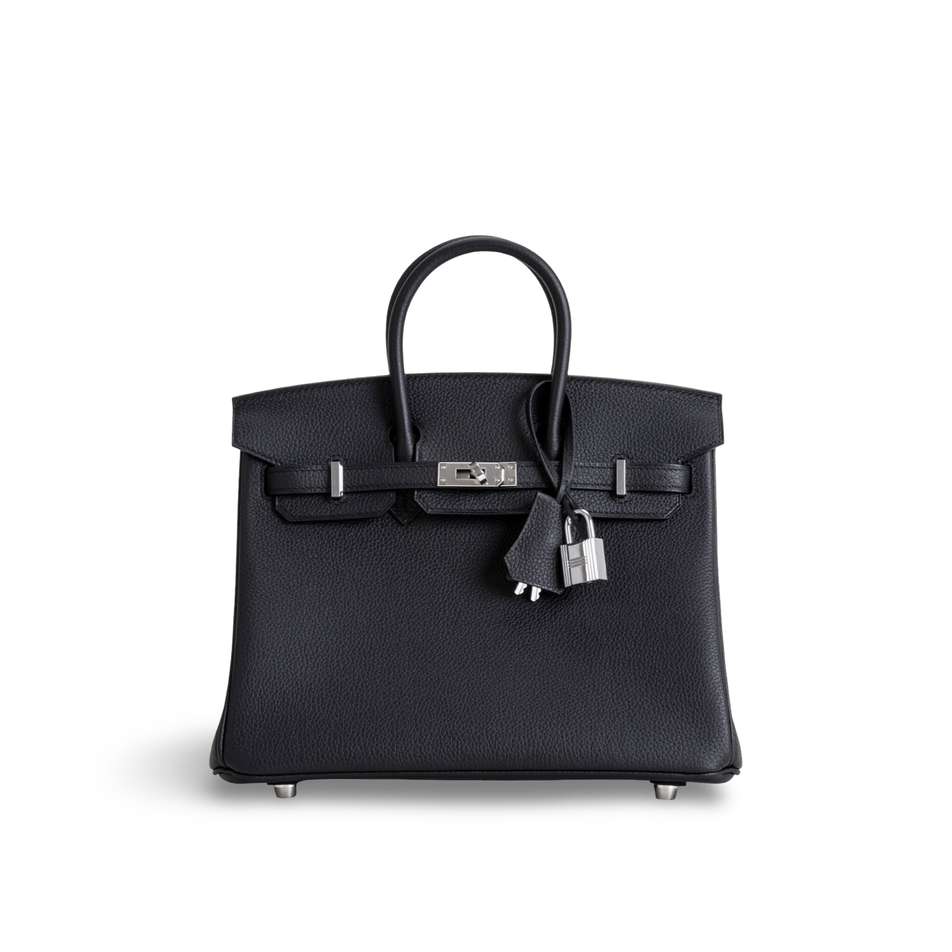 BIRKIN 25 TOGO LEATHER NOIR (BLACK) WITH PALLADIUM HARDWARE (PHW)