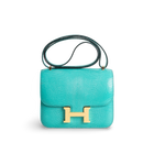 CONSTANCE 18 (MINI) LIZARD LEATHER MENTHE WITH GOLD HARDWARE (GHW)
