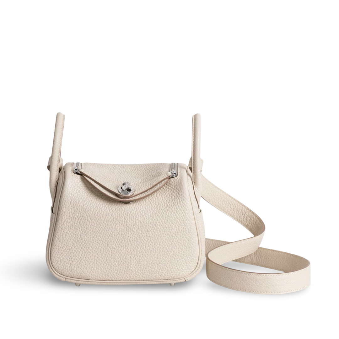 MINI LINDY 20 CLEMENCE LEATHER CRAIE WITH PALLADIUM HARDWARE (PHW)