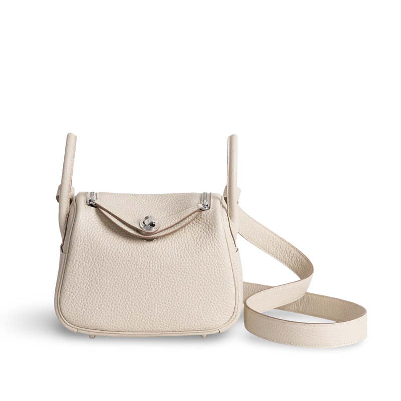 MINI LINDY 20 CLEMENCE LEATHER CRAIE WITH PALLADIUM HARDWARE (PHW)