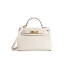 MINI KELLY II (20) EPSOM LEATHER CRAIE WITH GOLD HARDWARE (GHW)