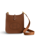 MINI EVELYNE (TPM) CLEMENCE LEATHER GOLD WITH GOLD HARDWARE (GHW)