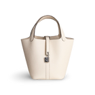 PICOTIN 18 LOCK CLEMENCE LEATHER NATA WITH PALLADIUM HARDWARE (PHW)