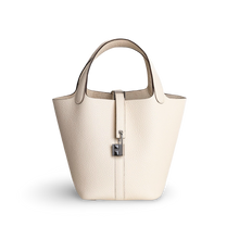 PICOTIN 18 LOCK CLEMENCE LEATHER NATA WITH PALLADIUM HARDWARE (PHW)