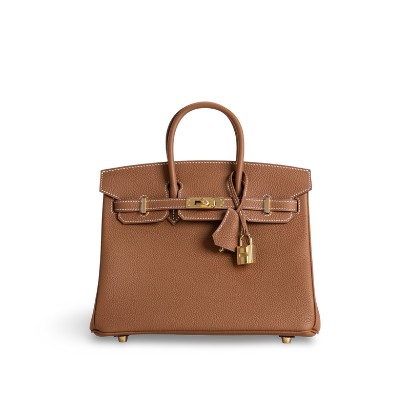 BIRKIN 25 TOGO LEATHER GOLD WITH GOLD HARDWARE (GHW)