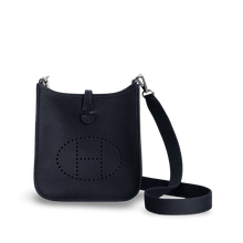 MINI EVELYNE (TPM) CLEMENCE LEATHER BLEU NUIT WITH PALLADIUM HARDWARE (PHW)