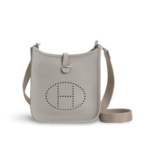 MINI EVELYNE (TPM) CLEMENCE LEATHER BETON WITH PALLADIUM HARDWARE (PHW)