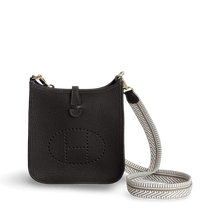 MINI EVELYNE (TPM) CLEMENCE LEATHER EBENE WITH GOLD HARDWARE (GHW)