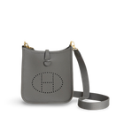 MINI EVELYNE (TPM) CLEMENCE LEATHER ETAIN WITH GOLD HARDWARE (GHW)