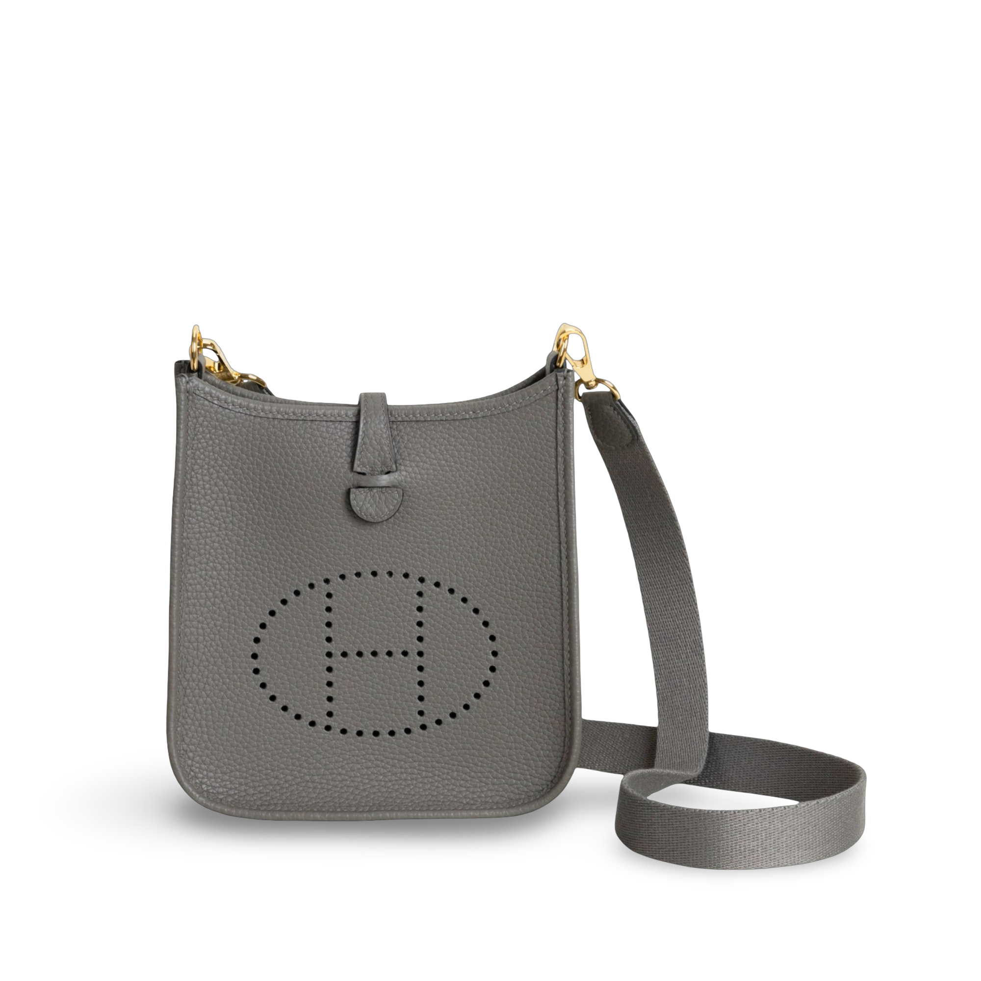 MINI EVELYNE (TPM) CLEMENCE LEATHER ETAIN WITH GOLD HARDWARE (GHW)