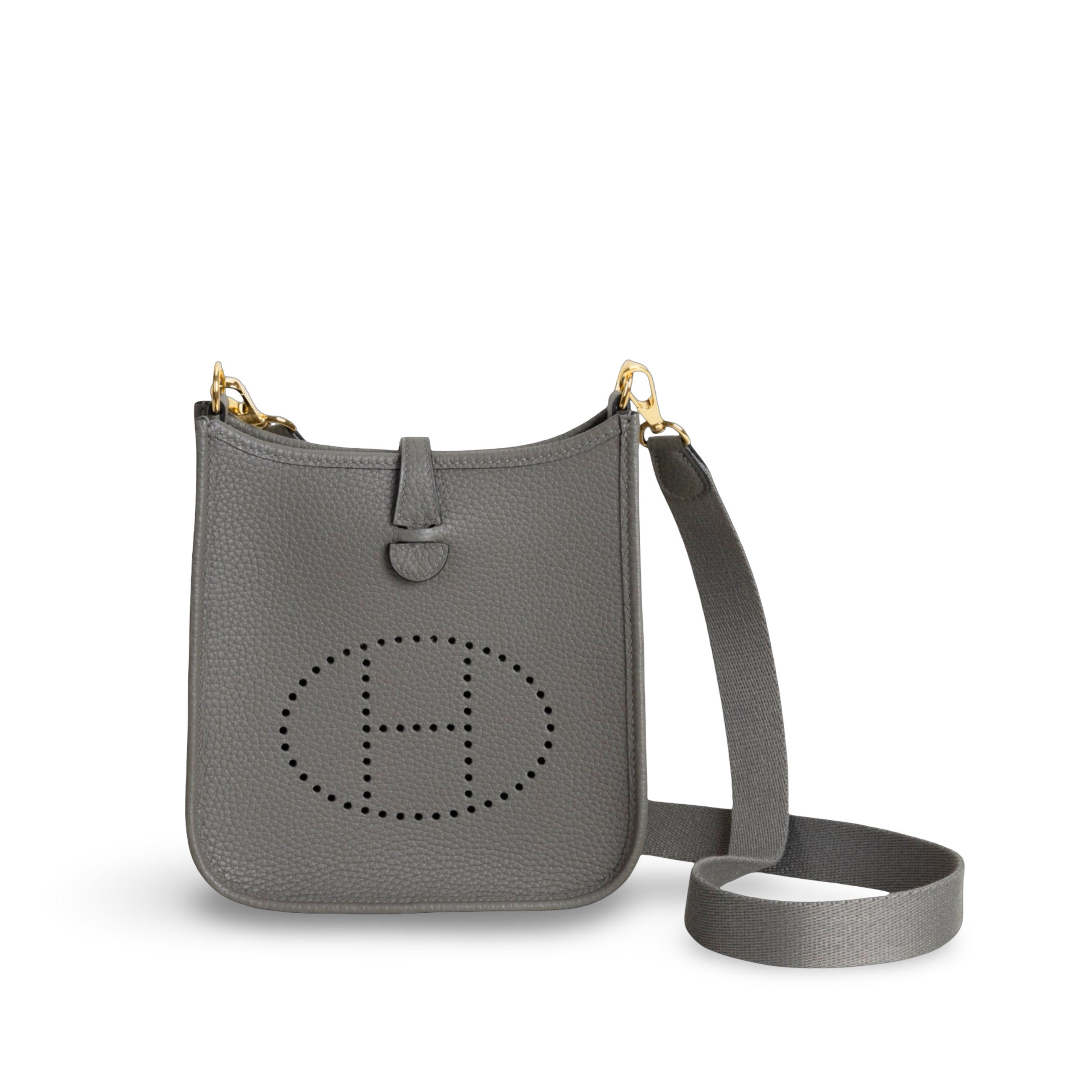 MINI EVELYNE (TPM) CLEMENCE LEATHER ETAIN WITH GOLD HARDWARE (GHW)