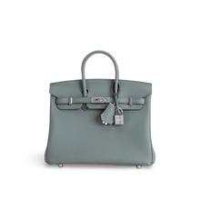 BIRKIN 25 TOGO LEATHER VERT AMANDE WITH PALLADIUM HARDWARE (PHW)