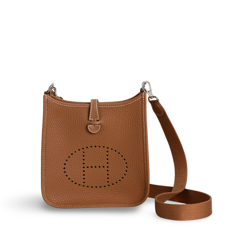 MINI EVELYNE (TPM) CLEMENCE LEATHER GOLD WITH PALLADIUM HARDWARE (PHW)