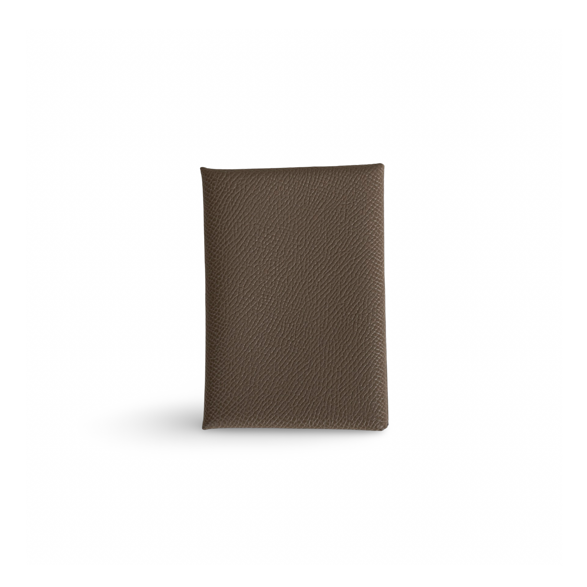 CALVI DUO EPSOM LEATHER ETOUPE WITH PALLADIUM HARDWARE (PHW)