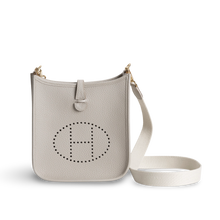 MINI EVELYNE (TPM) CLEMENCE LEATHER BETON WITH GOLD HARDWARE (GHW)