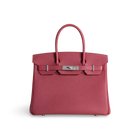 BIRKIN 30 TOGO LEATHER ROUGE GRENAT WITH PALLADIUM HARDWARE (PHW)