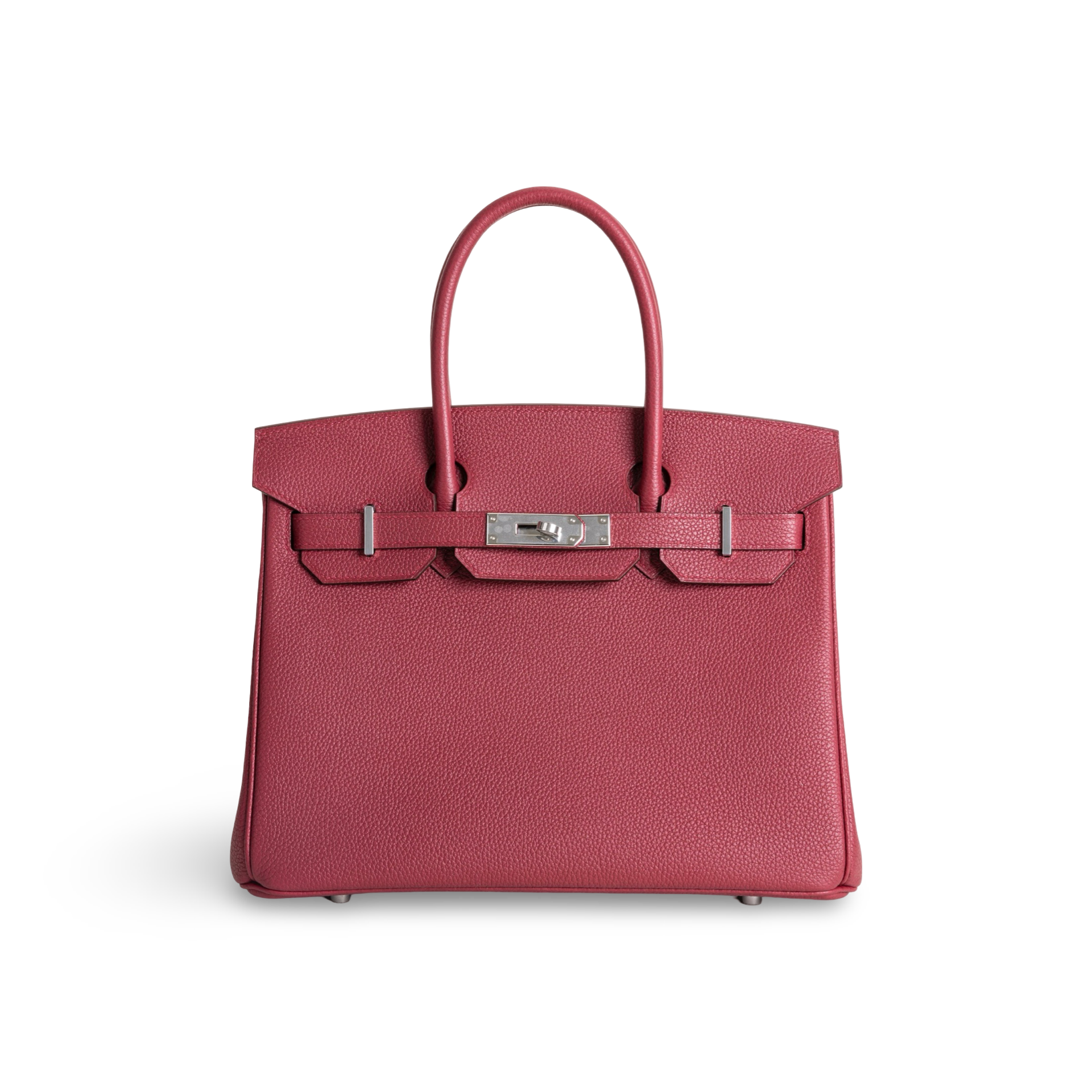 BIRKIN 30 TOGO LEATHER ROUGE GRENAT WITH PALLADIUM HARDWARE (PHW)