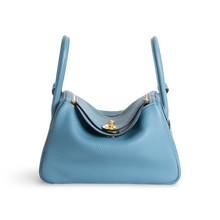 LINDY 26 CLEMENCE LEATHER BLEU JEAN WITH GOLD HARDWARE (GHW)