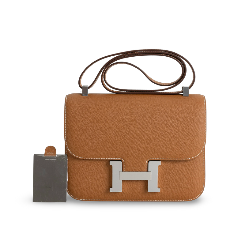 CONSTANCE 24 EPSOM LEATHER GOLD WITH PALLADIUM HARDWARE (PHW)
