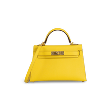 MINI KELLY II (20) EPSOM LEATHER JAUNE DE NAPLES WITH GOLD HARDWARE (GHW)