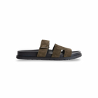 CHYPRE SANDALS SUEDE VERT FORET