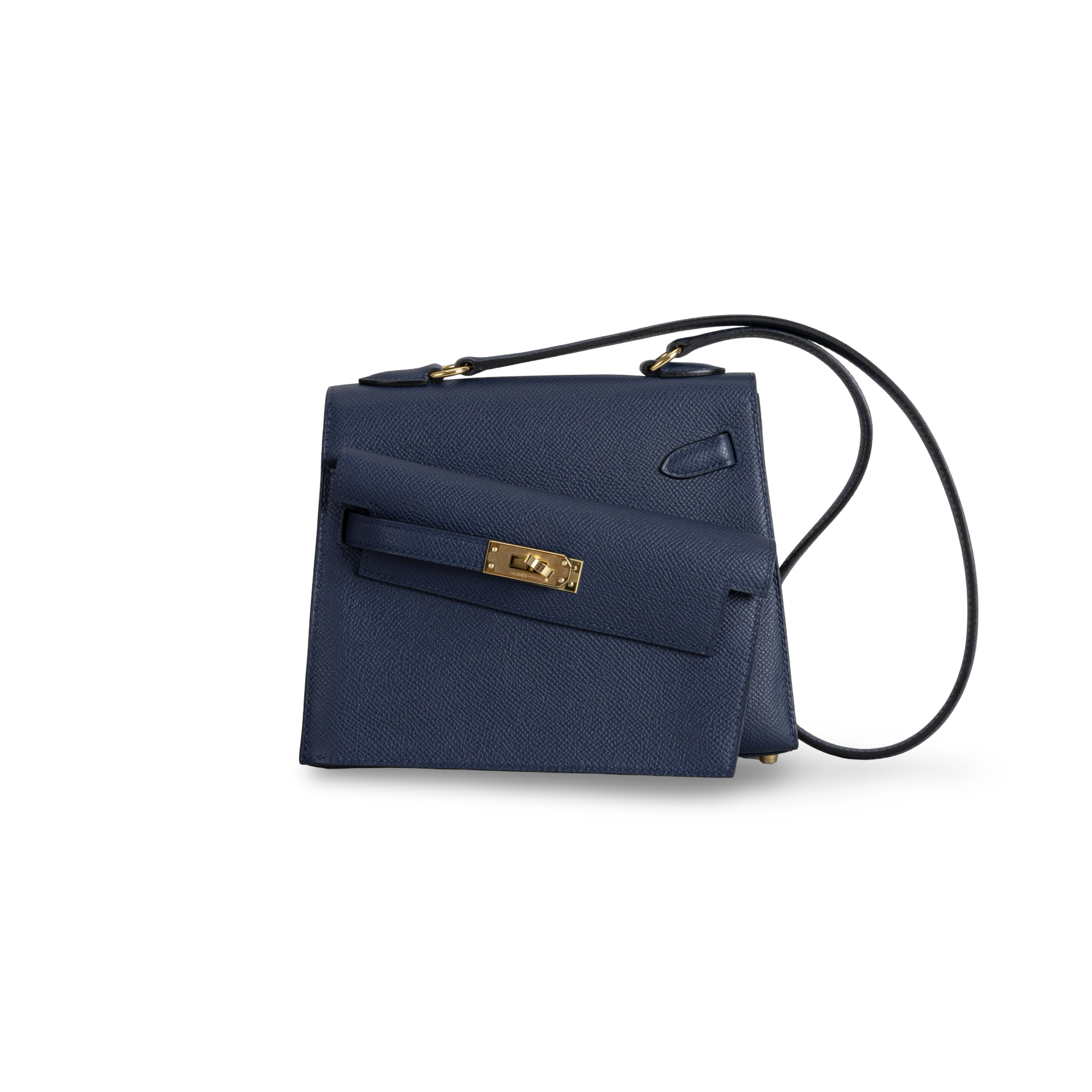 KELLY DESORDRE EPSOM LEATHER BLEU ABYSSE WITH GOLD HARDWARE (GHW)