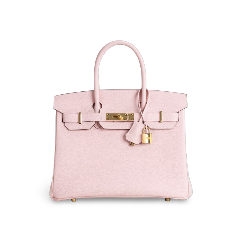 BIRKIN 30 TOGO LEATHER ROSE SAKURA WITH GOLD HARDWARE (GHW)