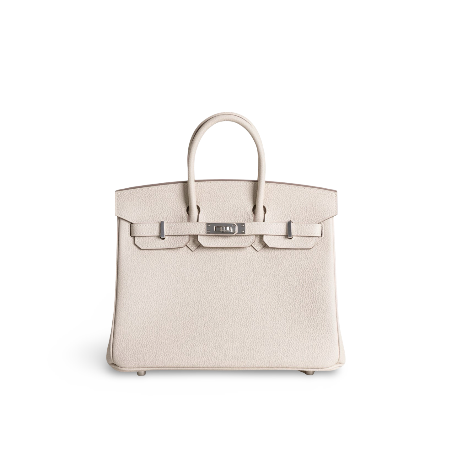 BIRKIN 25 TOGO LEATHER BETON WITH PALLADIUM HARDWARE (PHW)