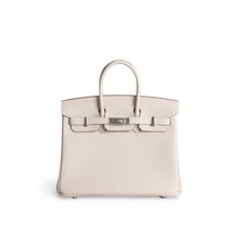BIRKIN 25 TOGO LEATHER BETON WITH PALLADIUM HARDWARE (PHW)