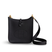 MINI EVELYNE (TPM) CLEMENCE LEATHER NOIR (BLACK) WITH GOLD HARDWARE (GHW)