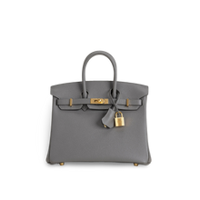 BIRKIN 25 EPSOM LEATHER GRIS MEYER WITH GOLD HARDWARE (GHW)