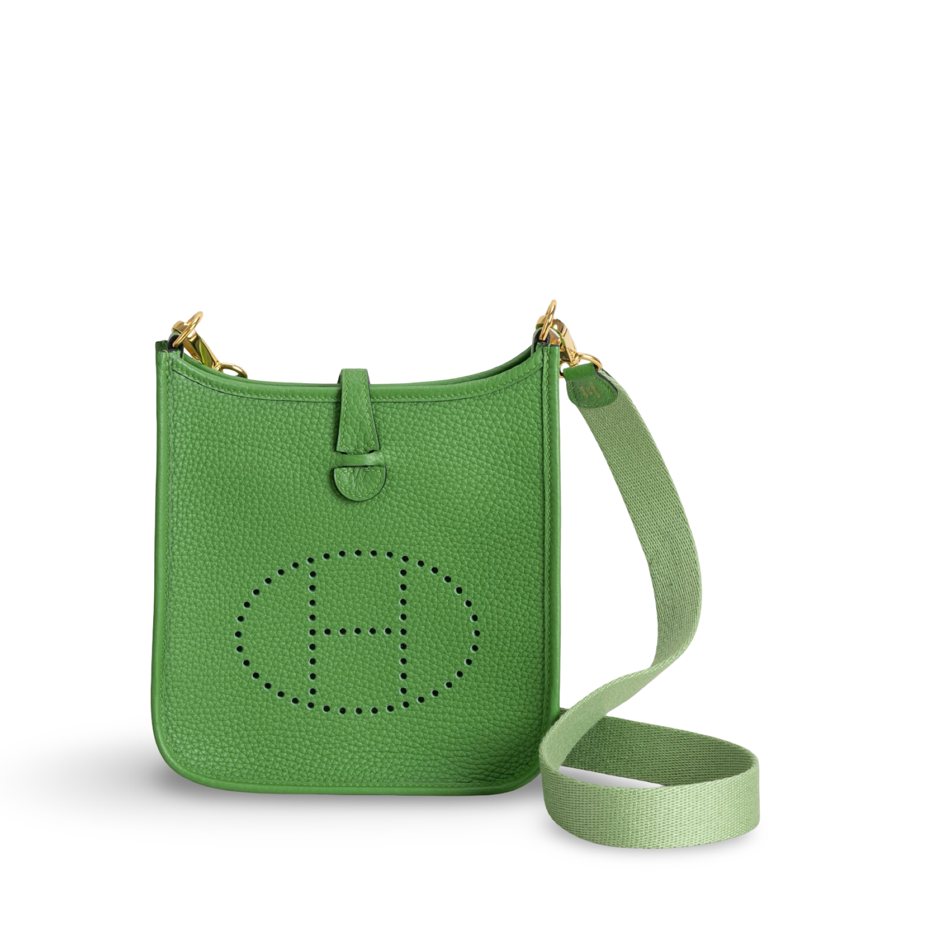 MINI EVELYNE (TPM) CLEMENCE LEATHER BAMBOO WITH GOLD HARDWARE (GHW)