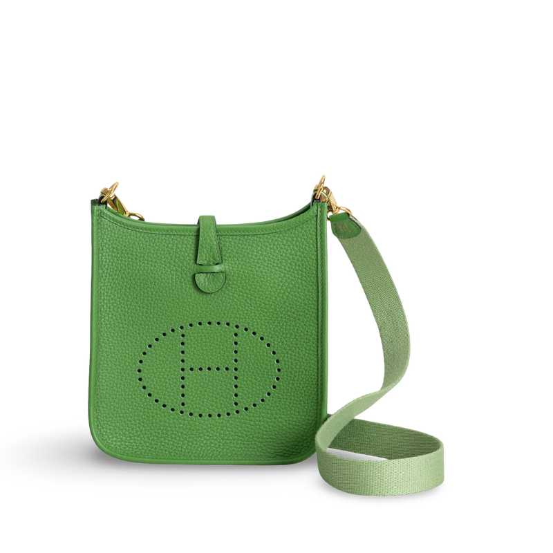 MINI EVELYNE (TPM) CLEMENCE LEATHER BAMBOO WITH GOLD HARDWARE (GHW)