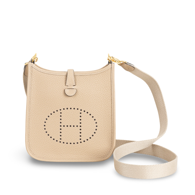 MINI EVELYNE (TPM) CLEMENCE LEATHER TRENCH WITH GOLD HARDWARE (GHW)