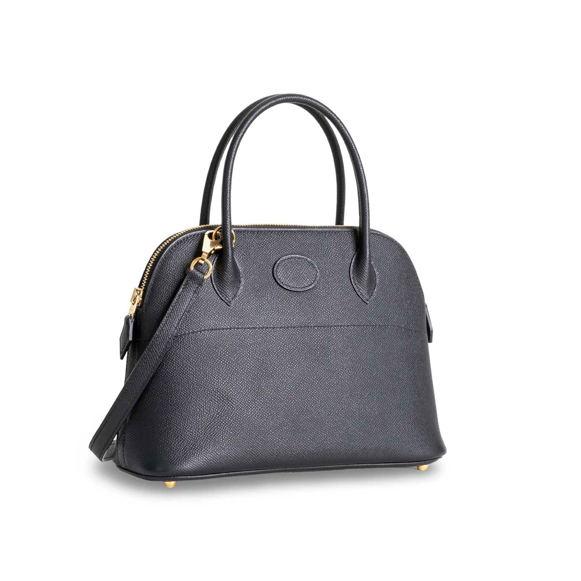 BOLIDE 27 EPSOM LEATHER NOIR (BLACK) WITH GOLD HARDWARE (GHW)