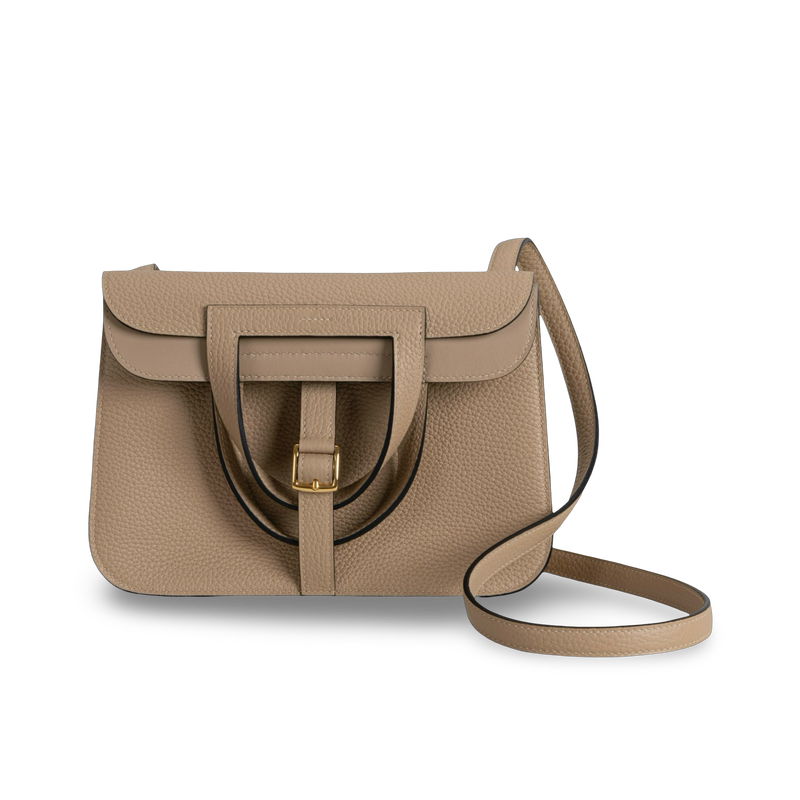 HALZAN 25 CLEMENCE LEATHER TRENCH WITH GOLD HARDWARE (GHW)