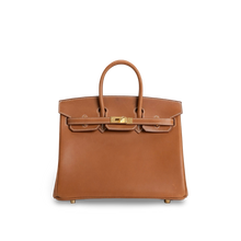 BIRKIN 25 FAUVE BARENIA LEATHER GOLD WITH GOLD HARDWARE (GHW)