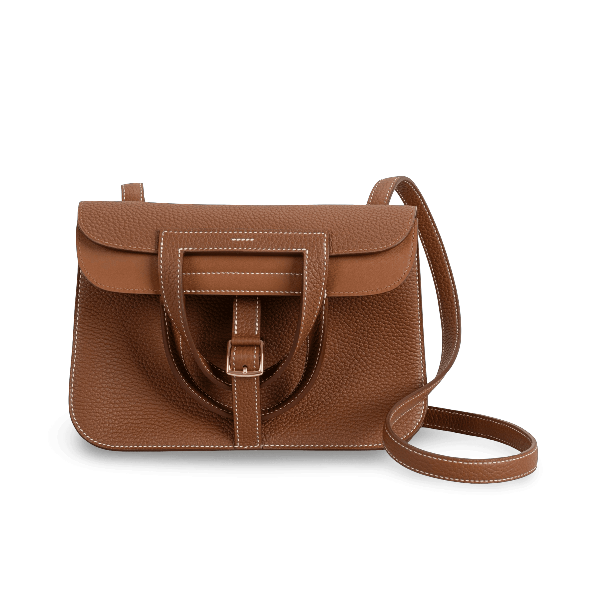 HALZAN 25 CLEMENCE LEATHER GOLD WITH GOLD HARDWARE (GHW)