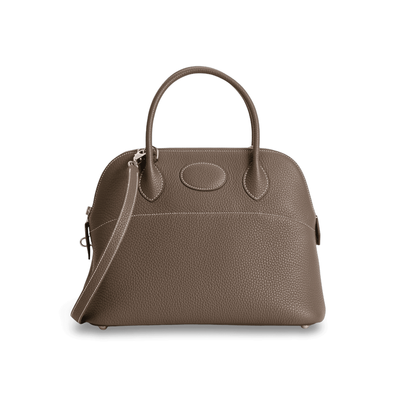 BOLIDE 31 CLEMENCE LEATHER ETOUPE WITH PALLADIUM HARDWARE (PHW)