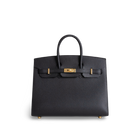 BIRKIN 25 (SELLIER SHAPE) EPSOM LEATHER NOIR (BLACK) WITH GOLD HARDWARE (GHW)