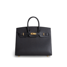 BIRKIN 25 (SELLIER SHAPE) EPSOM LEATHER NOIR (BLACK) WITH GOLD HARDWARE (GHW)