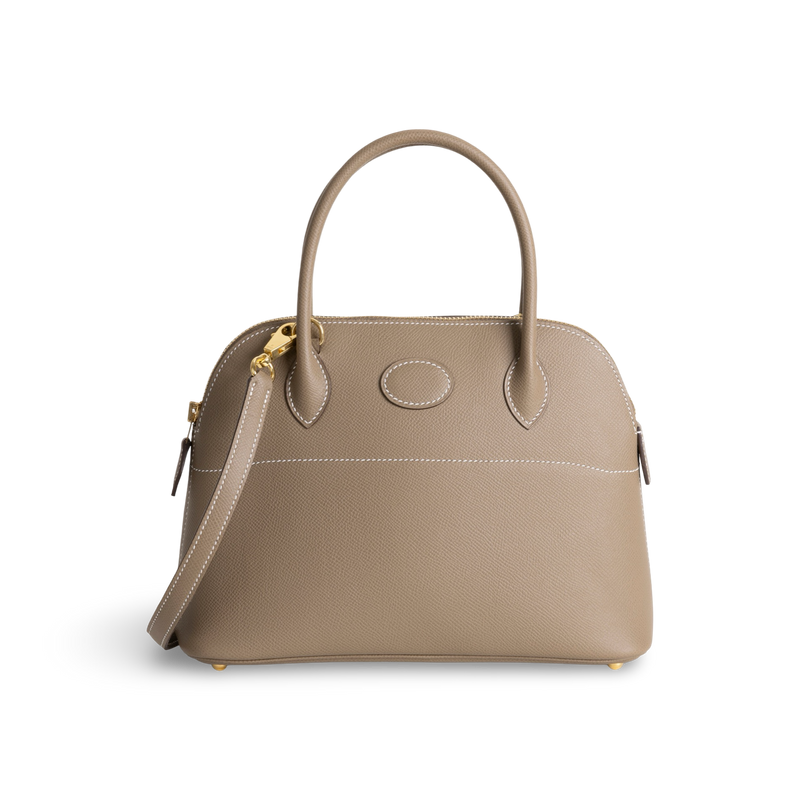 BOLIDE 27 EPSOM LEATHER  ETOUPE WITH GOLD HARDWARE (GHW)