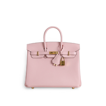 BIRKIN 25 CHEVRE LEATHER ROSE SAKURA WITH GOLD HARDWARE (GHW)