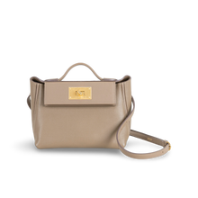 24/24 (MINI) EVERCOLOR & SWIFT LEATHER BEIGE DE WEIMAR WITH GOLD HARDWARE (GHW)