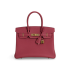 BIRKIN 30 TOGO LEATHER ROUGE GRENAT WITH GOLD HARDWARE (GHW)
