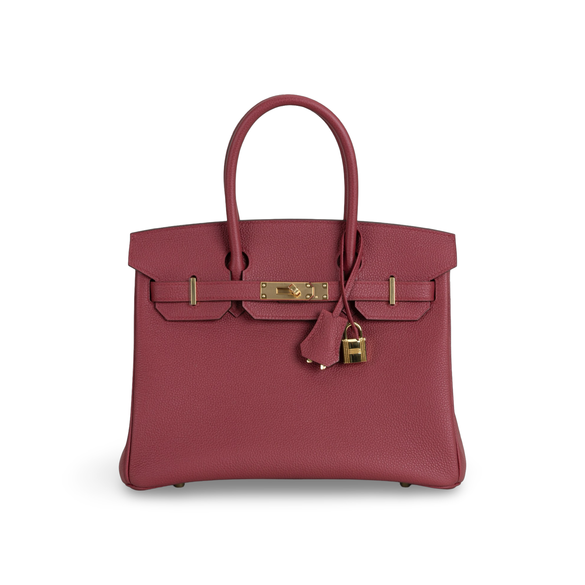 BIRKIN 30 TOGO LEATHER ROUGE GRENAT WITH GOLD HARDWARE (GHW)