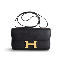 CONSTANCE 24 ELAN EPSOM LEATHER NOIR (BLACK) WITH GOLD HARDWARE (GHW)