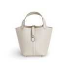 PICOTIN 18 LOCK CLEMENCE LEATHER CRAIE WITH PALLADIUM HARDWARE (PHW)